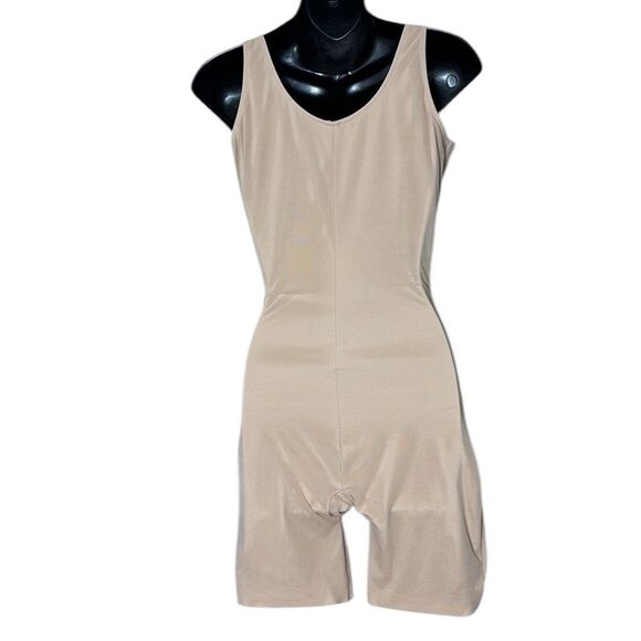 Spanx all star power lady luxe form control open bust mid thigh body shaper xl - Picture 3 of 6